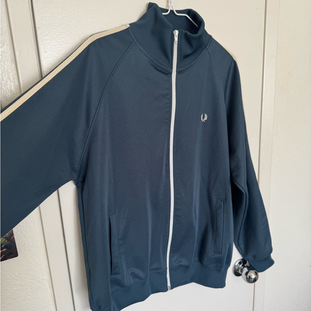 Fred Perry Blue Track Jacket